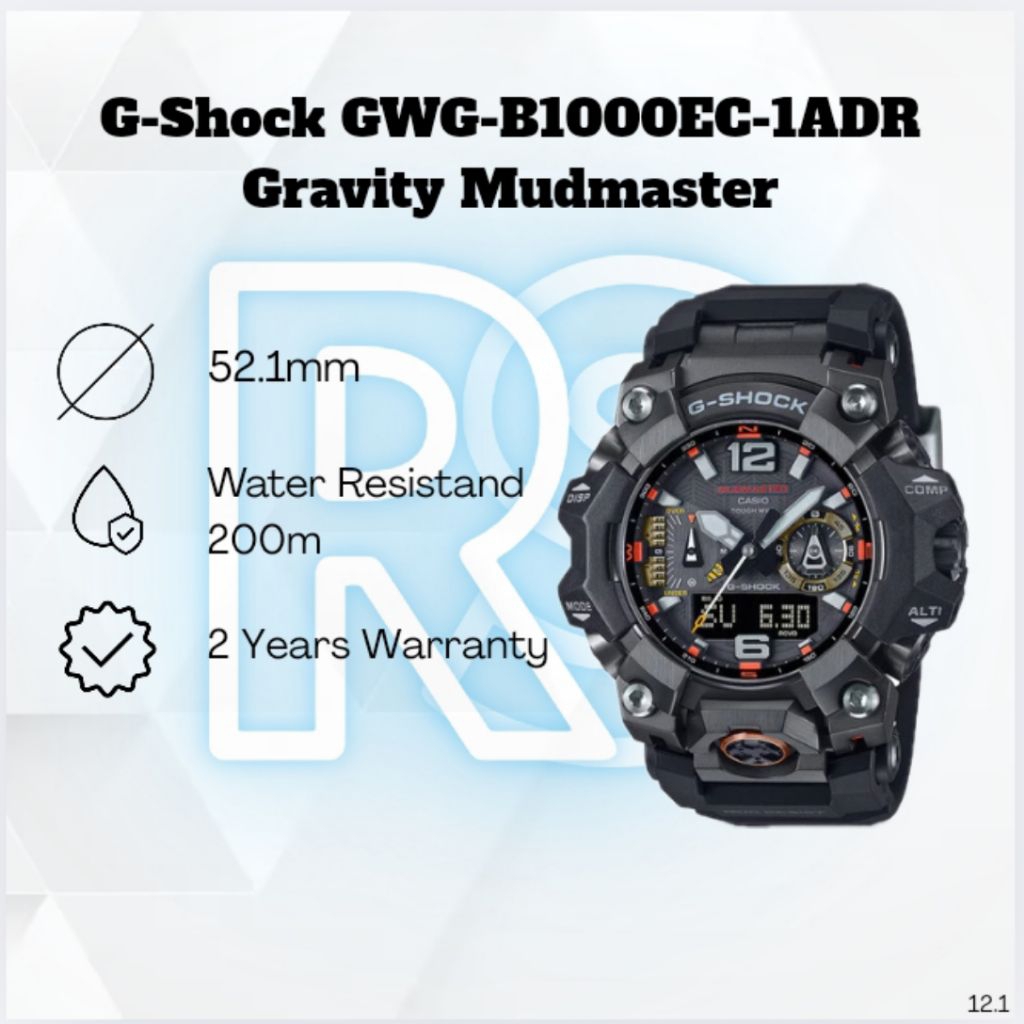 Jual Jam Tangan G-Shock Analog Digital GWG-B1000EC-1ADR Gravity ...