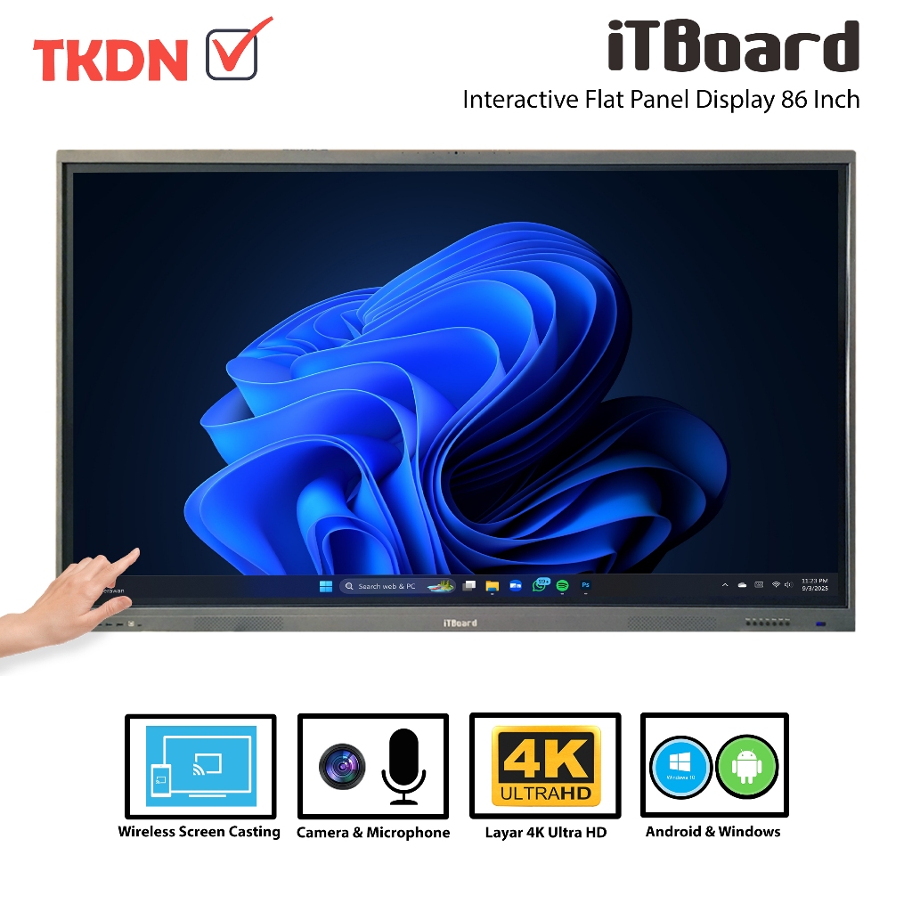 Jual Interactive Flat Panel Display iTBoard 86 Inch Smart Screen ...