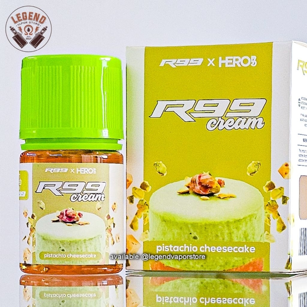 Jual FREEBASE - LIQUID R99 CREAM Pistachio Cheesecake 60ML 3MG 6MG 9MG ...
