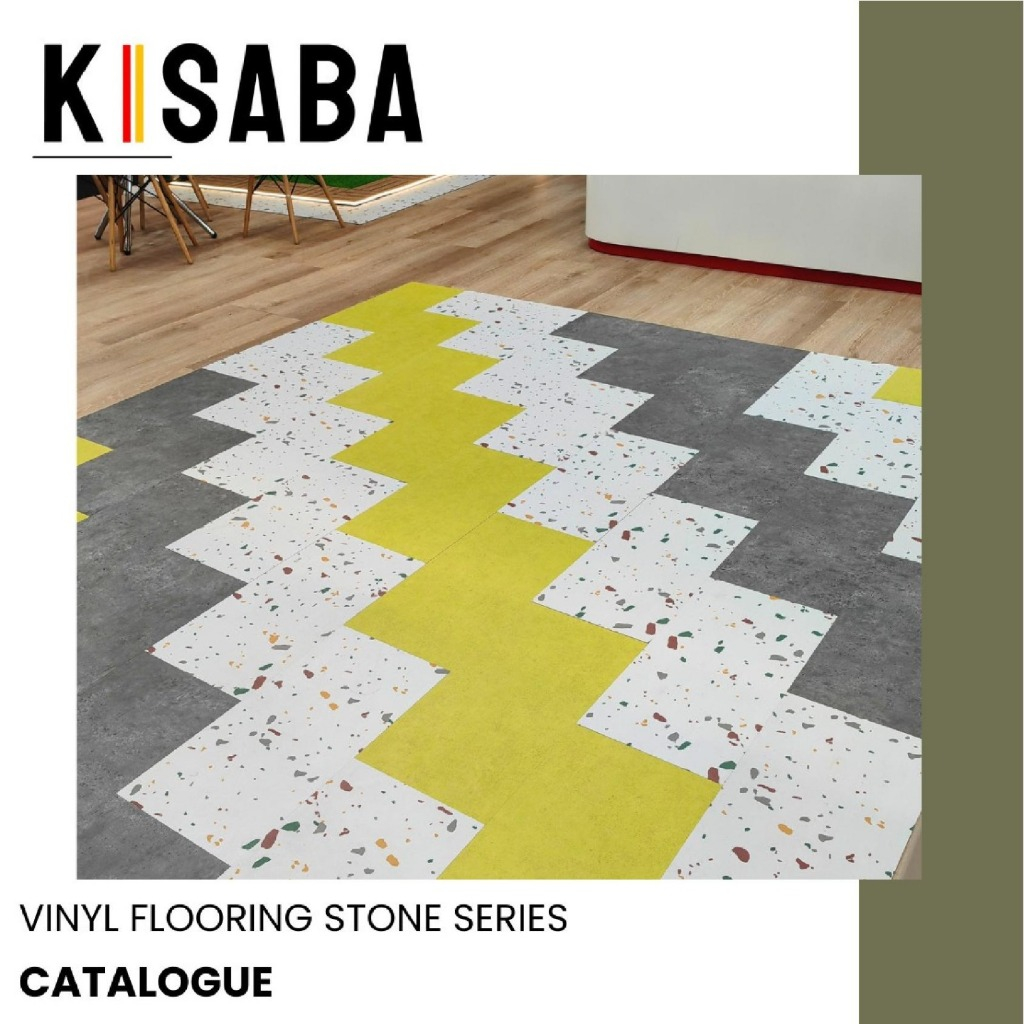Jual Vinyl Lantai Murah Motif Semen Tebal 3mm / Vinyl Flooring Stone ...