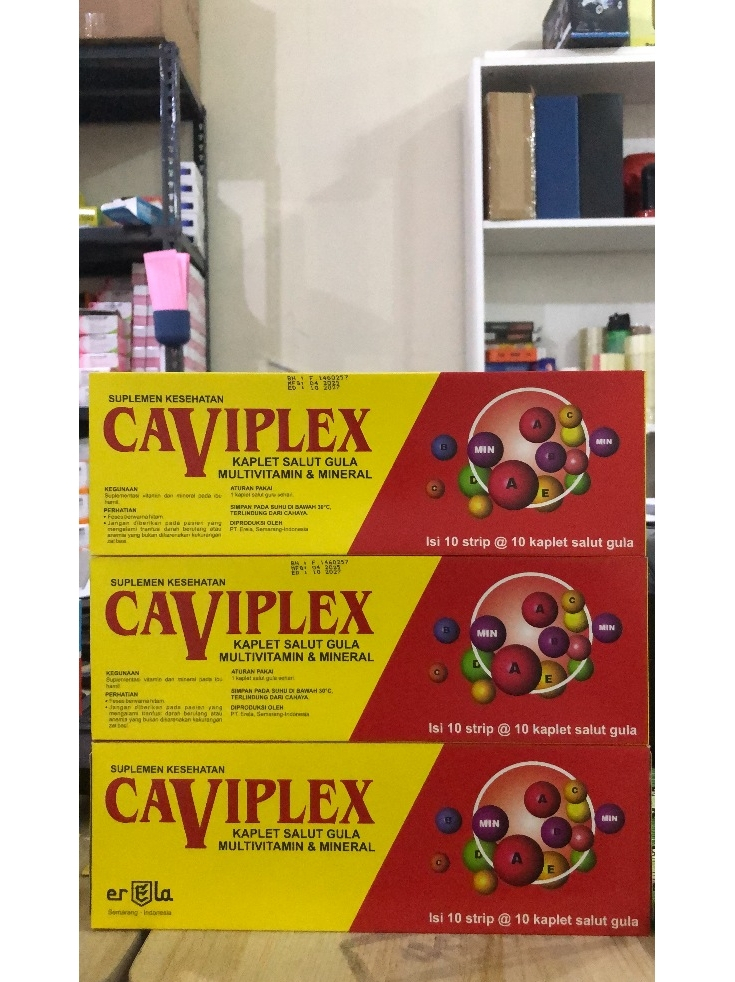 Jual CAVIPLEX ERELA BOX 100 KAPLET | Shopee Indonesia