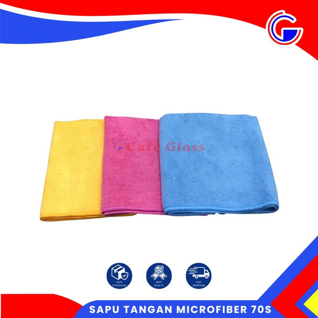 Sapu Tangan Ukuran 35X35 Cm I Sapu Tangan Microfiber I Serbet Microfiber I Sapu Tangan 70 S