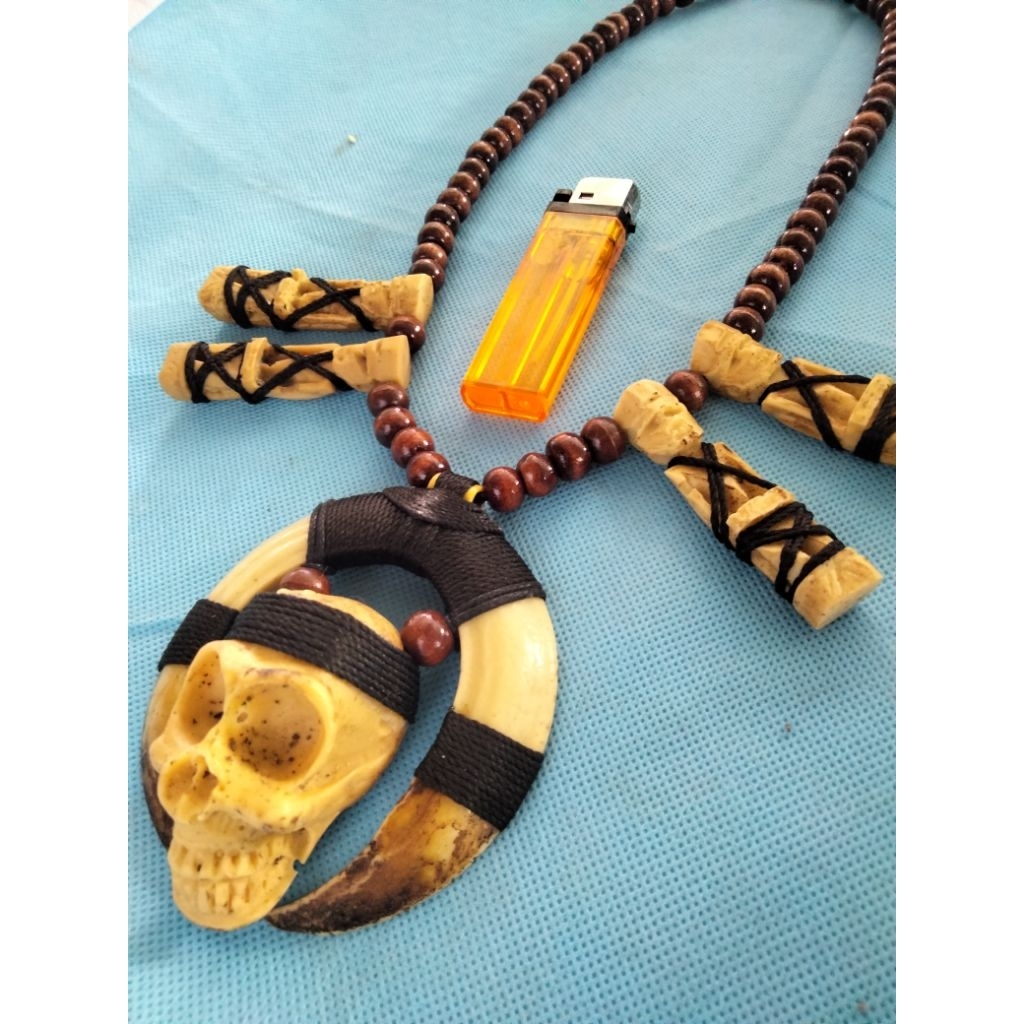 Jual KALUNG ETNIK DAYAK VARIASI TENGKORAK + PATING JURONG | Shopee ...