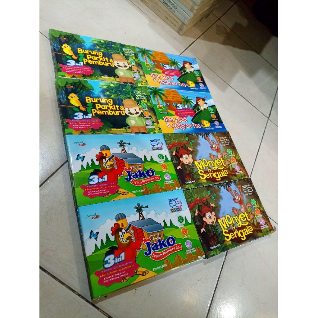 Jual OBRAL BUKU MURAH ORIGINAL / BUKU CERITA ANAK / 1 PAKET 4 BUKU ...