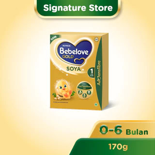 Bebelove Gold Soya 1 Formula Soya Bayi Bubuk 170 gr