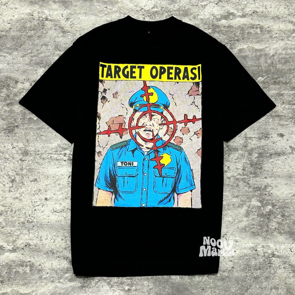 Jual Kelompok Penerbang Roket - Target Operasi Tshirt - Black ...