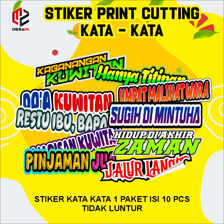 Jual Stiker Vinyl Kata Banjar Tahan Air Murah | Shopee Indonesia