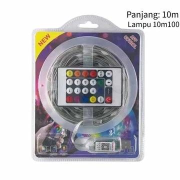AppleChef 78 180LED Lampu Strip Magic Color Lamp RGB Bentuk Kembang Dengan Music Untuk Dekorasi