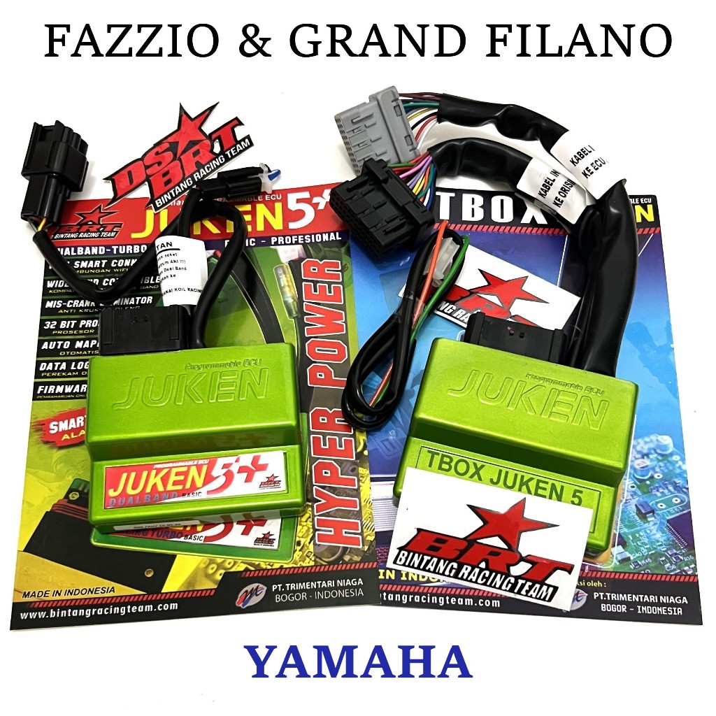 Jual ECU BRT JUKEN 5++ 5 Plus Plus & TBOX Yamaha FAZZIO & Grand FILANO ...