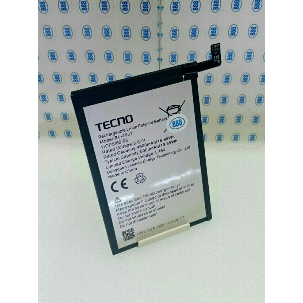 Jual BATERAI TECNO SPARK 8 PRO KG8 49JT ORIGINAL OEM | Shopee Indonesia