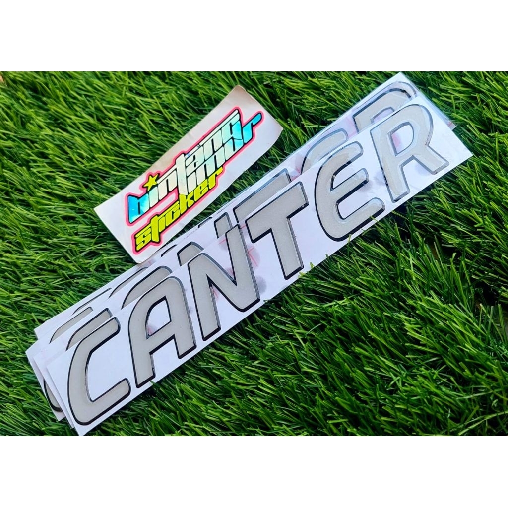 Jual STICKER CANTER STIKER TIMBUL RESIN LENTUR | Shopee Indonesia