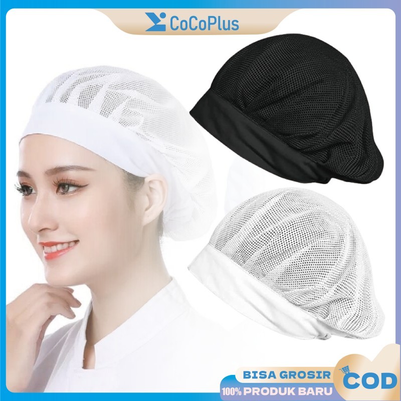 Jual Topi Koki Profesional Hairnet Jaring Topi Perawat Kualitas Unggul ...