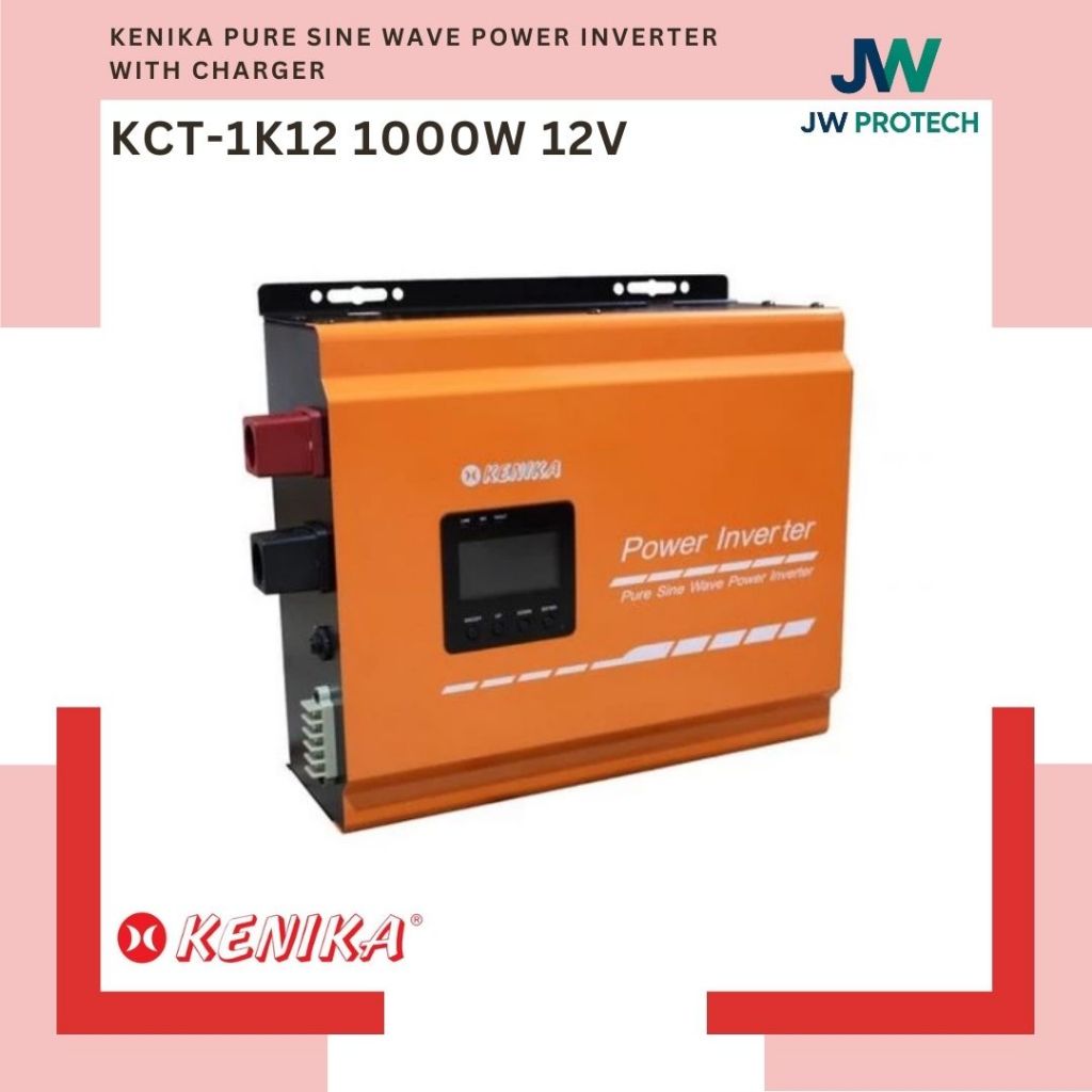 Jual KENIKA Pure Sine Wave Power Inverter with Charger 1000W 12V KCT ...