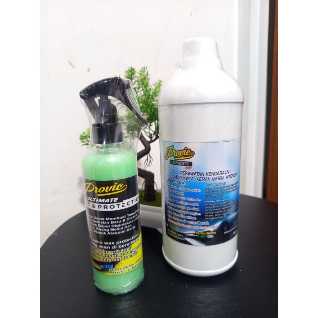 Jual paket kumplit 2 produk provic ultimate 1000 ml & nano wax 250 ml ...