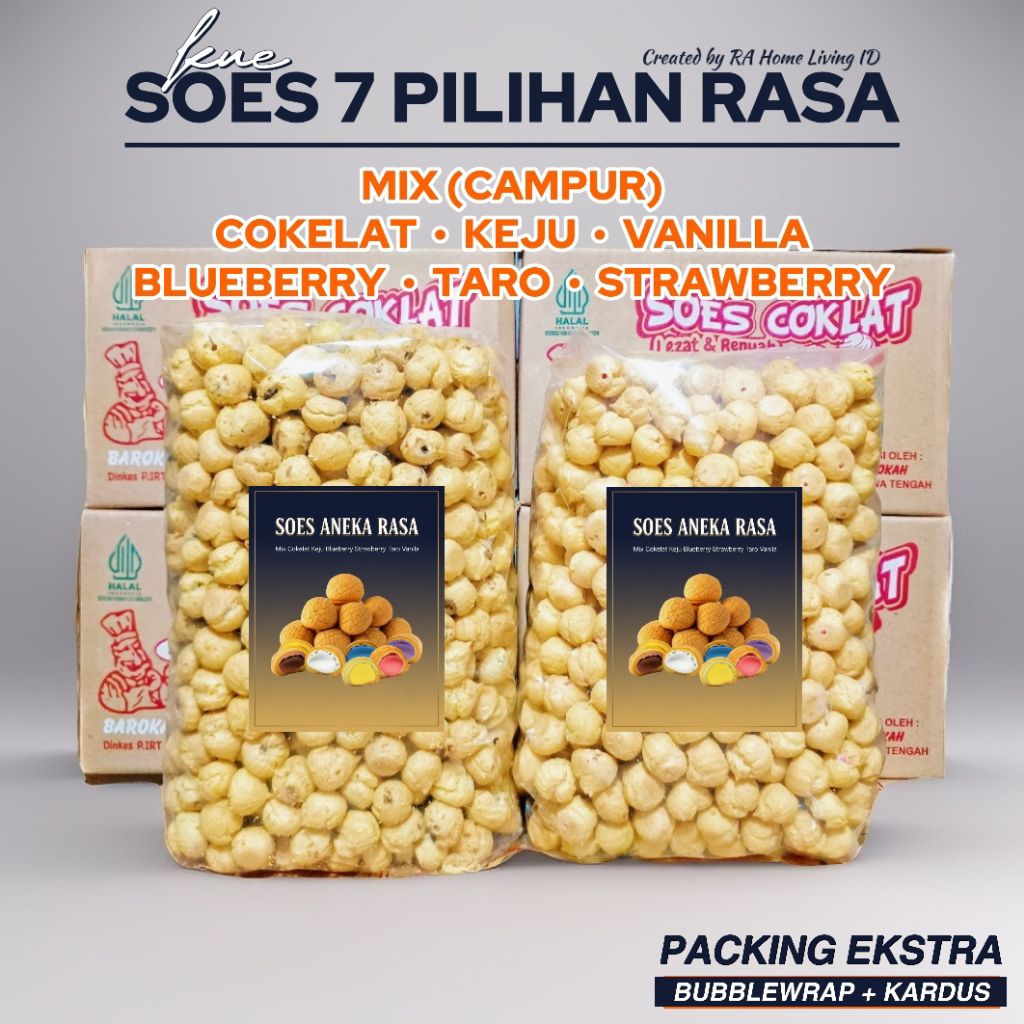 Jual SOES ANEKA RASA 1KG - MIX COKLAT KEJU BLUEBERRY STRAWBERRY TARO ...