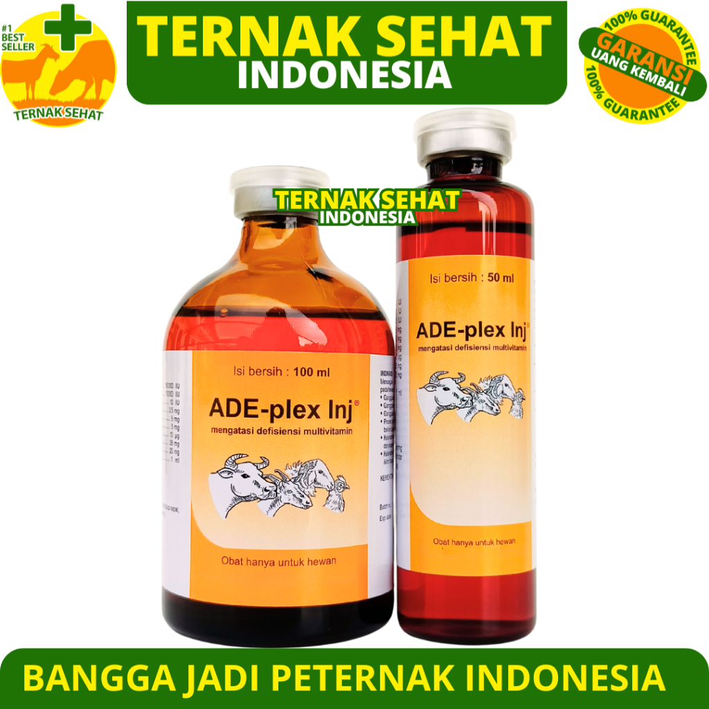 Jual ADE PLEX INJ 100ML ADE PLEX INJ 50ML - Vitamin Hewan ADE & B ...