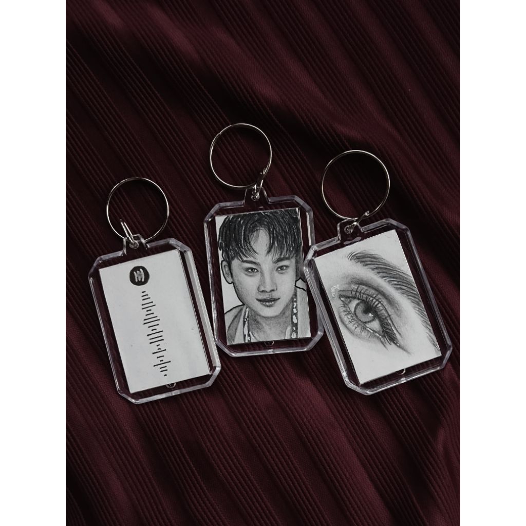 Jual Keychain art custom sketsa | gantungan kunci akrilik | Shopee ...
