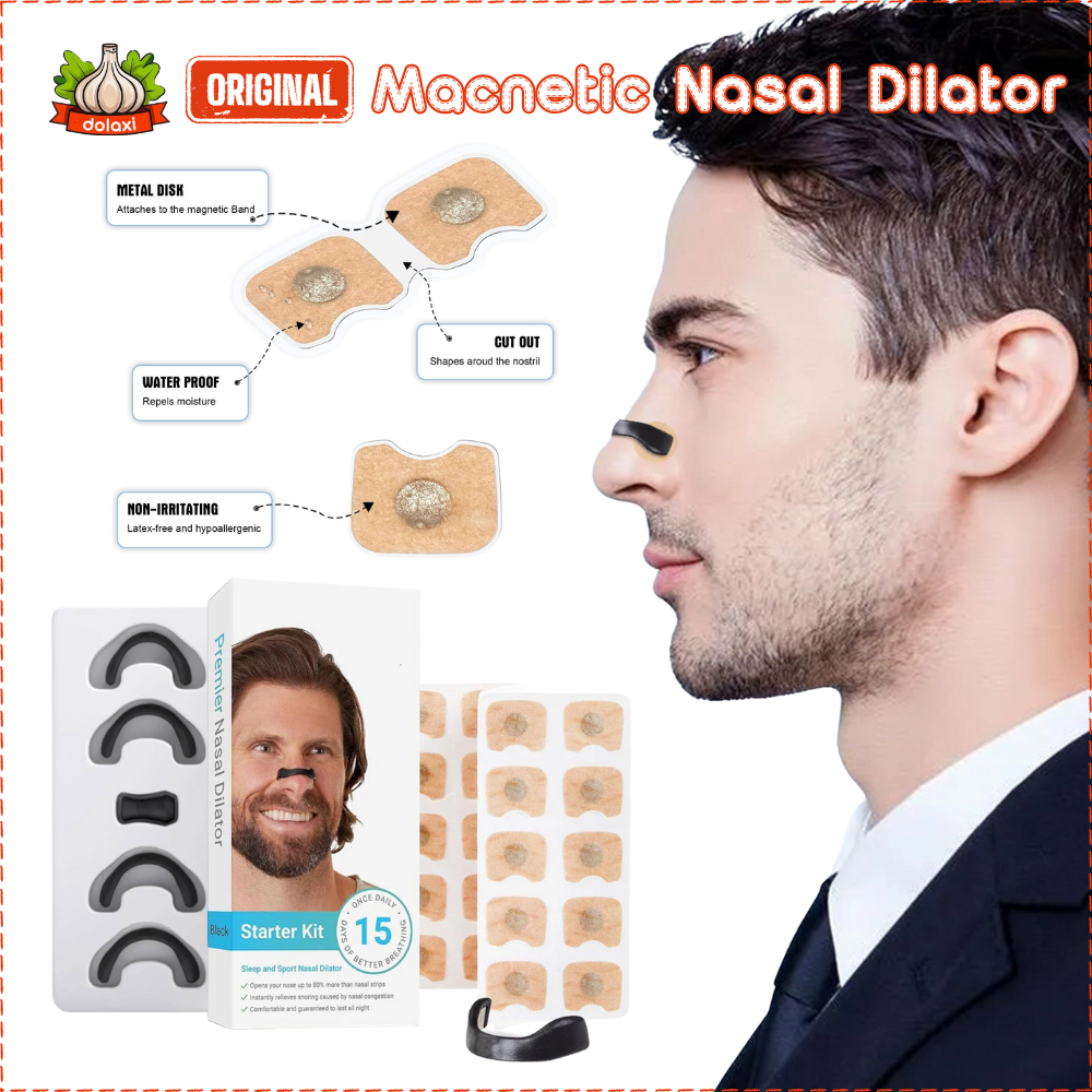 Jual Magnet Flow Magnet Nose Strip Nasal Dilator Anti Ngorok Apnea ...
