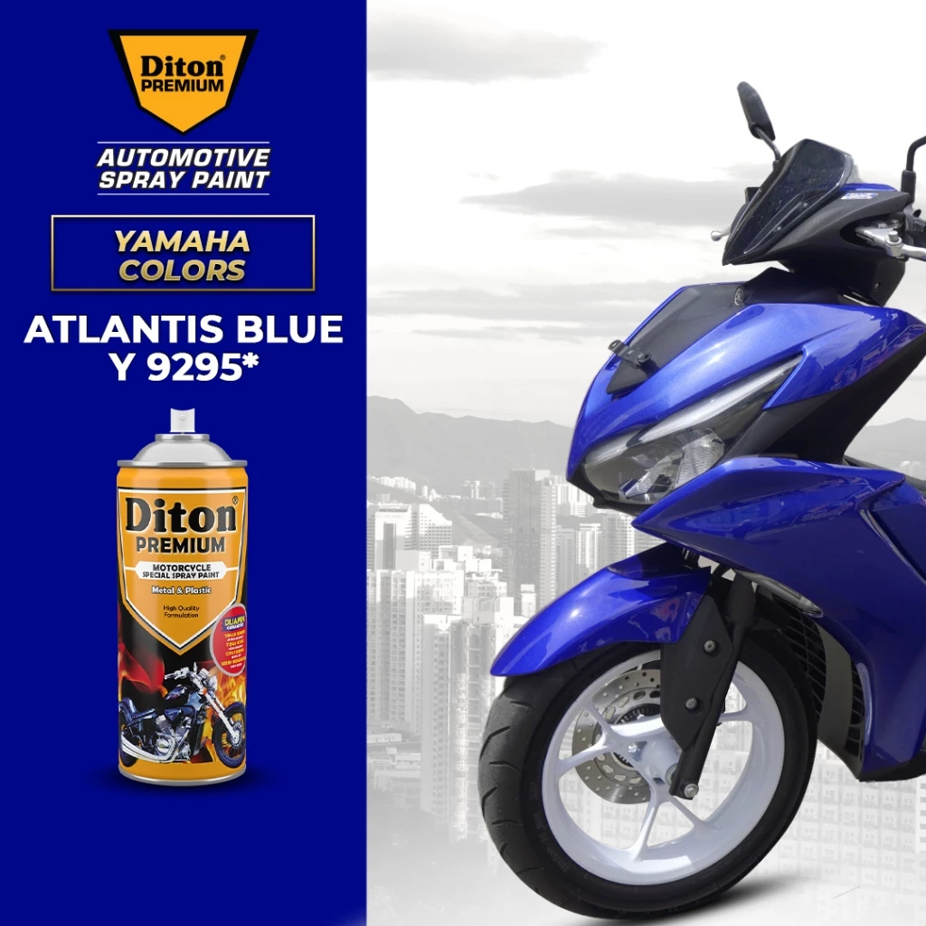 Jual CAT SEMPROT DITON PREMIUM YAMAHA COLORS-ATLANTIS BLUE Y 9295 ...