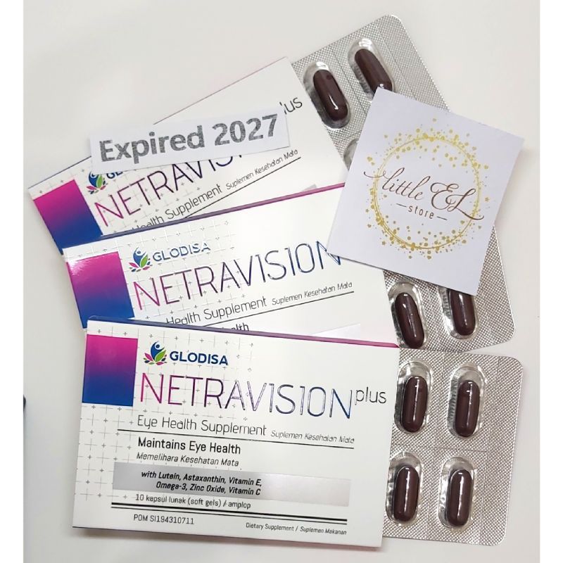 Jual NETRAVISION PLUS - PAKET 3 BLISTER - Expired 25 November 2027 ...