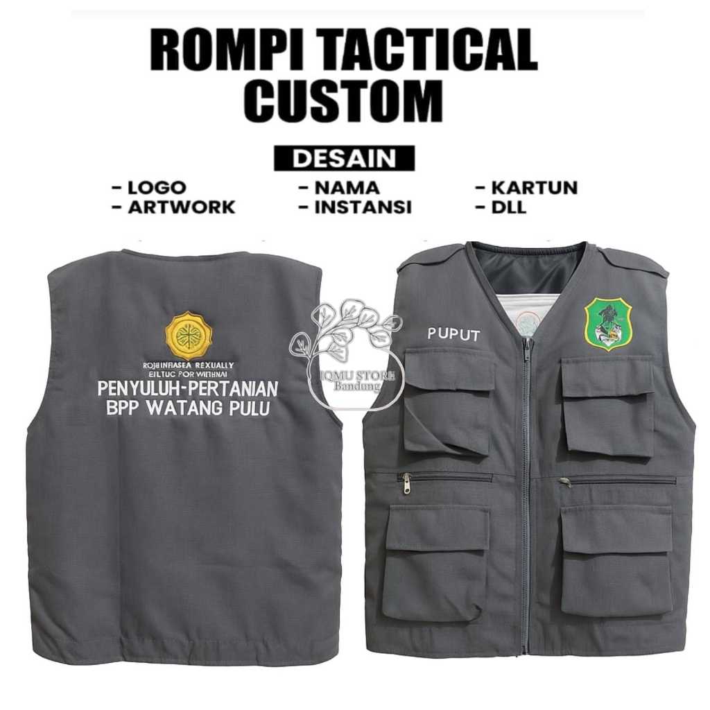 Jual ROMPI COSTUM BORDER / ROMPI TACTICAL / ROMPI OUTDOOR / ROMPI ...
