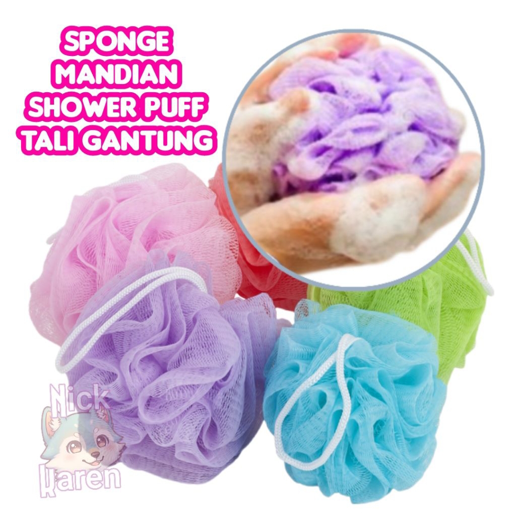 Jual Sponge Mandi Puff | Shopee Indonesia