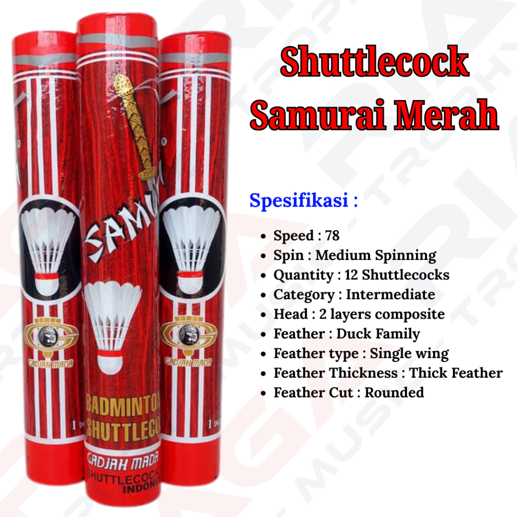 Jual Shuttlecock Samurai Merah | Shopee Indonesia
