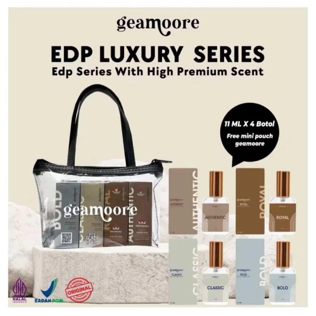 Jual PARFUME GEAMOORE EAU DE LUXURY SERIES EDP | Shopee Indonesia