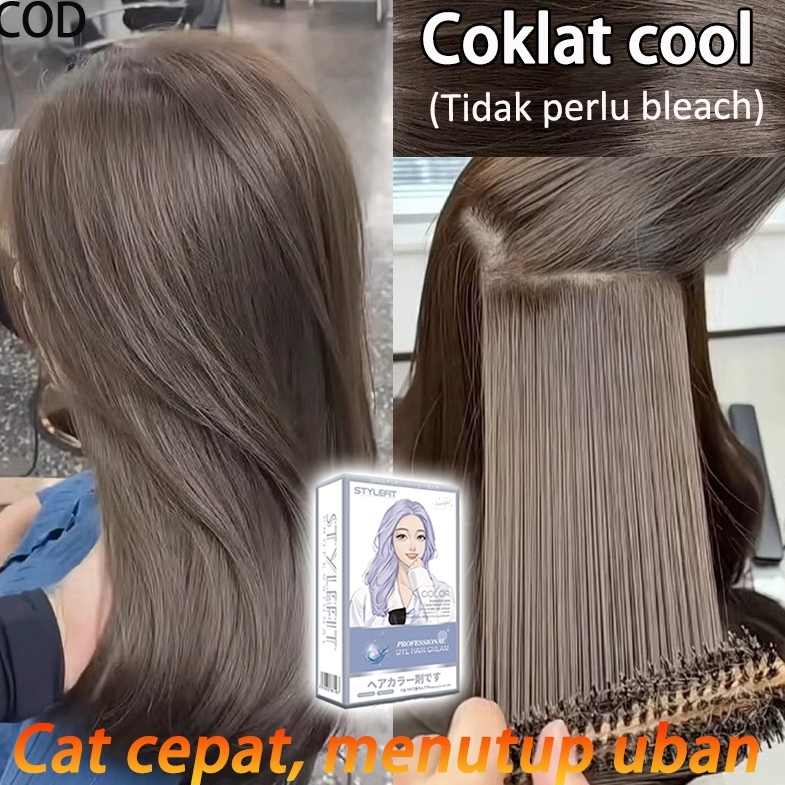 Jual 【Beli 100ml gratis 100ml】 cat rambut coklat cool *200ml Tidak ...