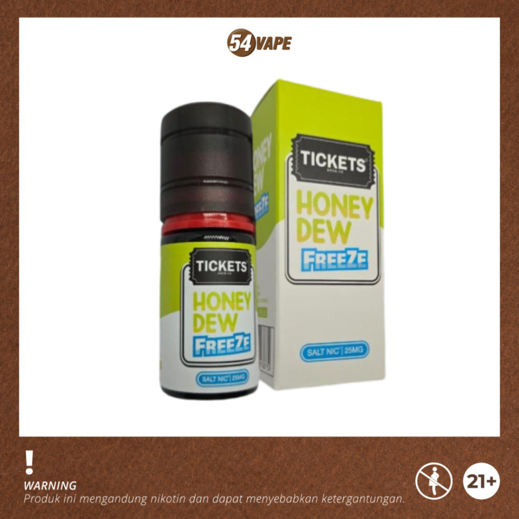 Jual Tickets Honeydew Freeze Salt 30ml | Shopee Indonesia