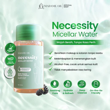 NEW LAUNCH Madame Gie Necessity Micellar Water 02 300ML Makeup Remover Cleanse Calm Low PH 5