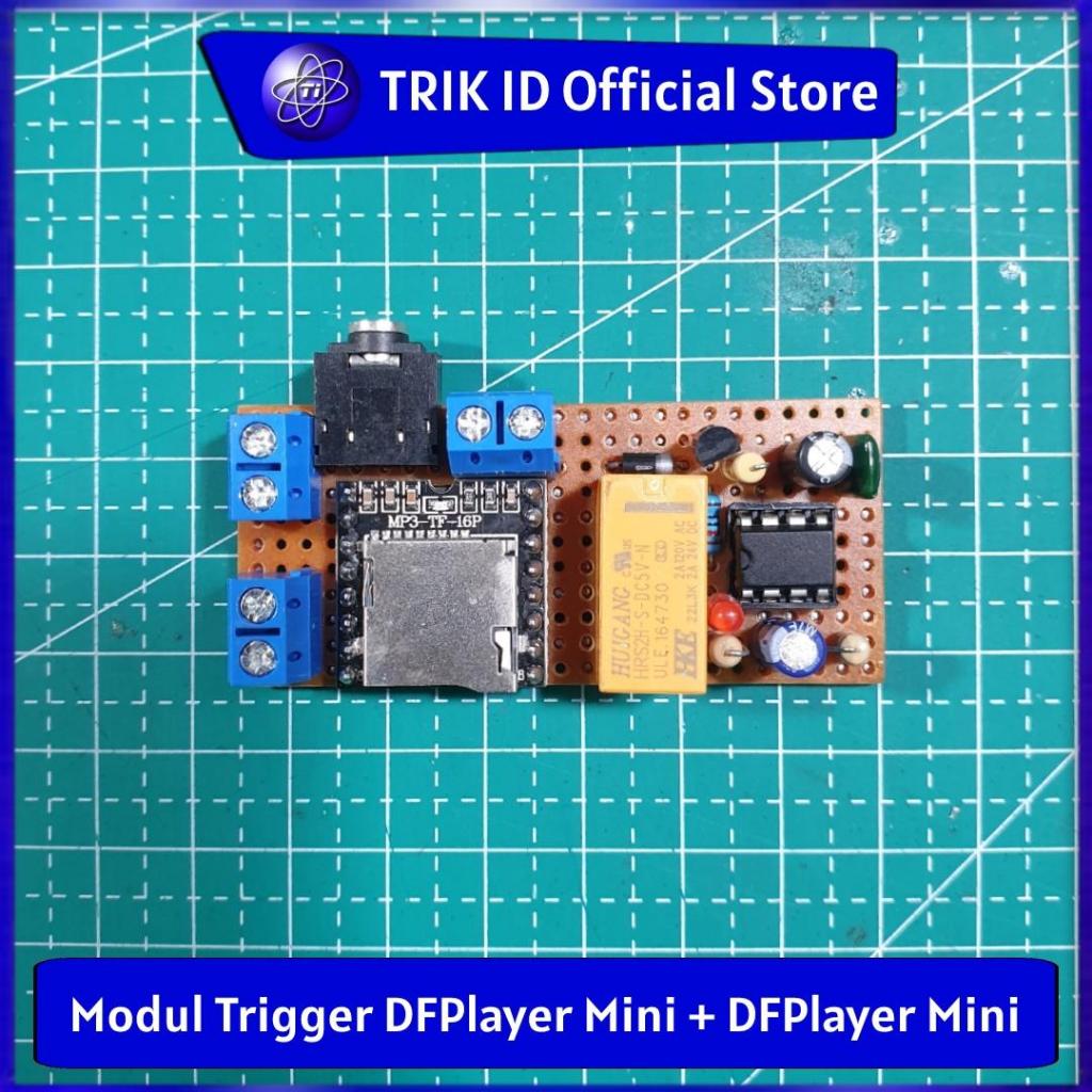 Jual Modul Trigger DFPlayer Mini + DFPlayer Mini Mp3 | Untuk Project ...
