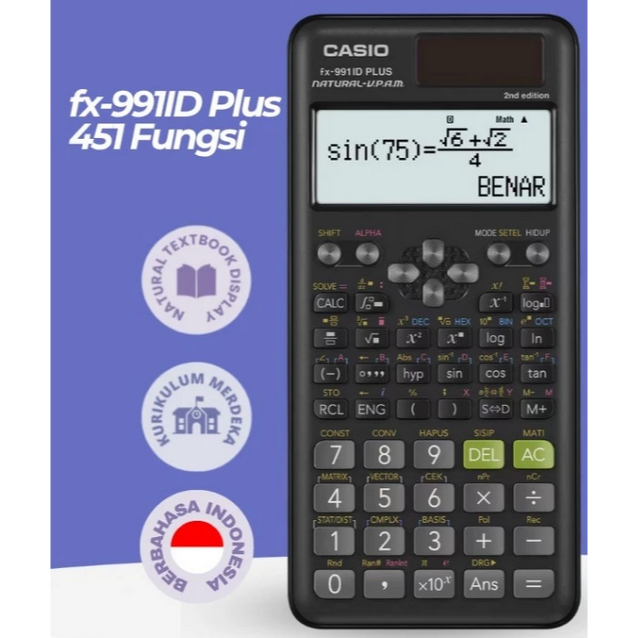 Jual CALCULATOR / KALKULATOR SAINTIFIK ILMIAH TEKNIK KONSTRUKSI SAINS ...