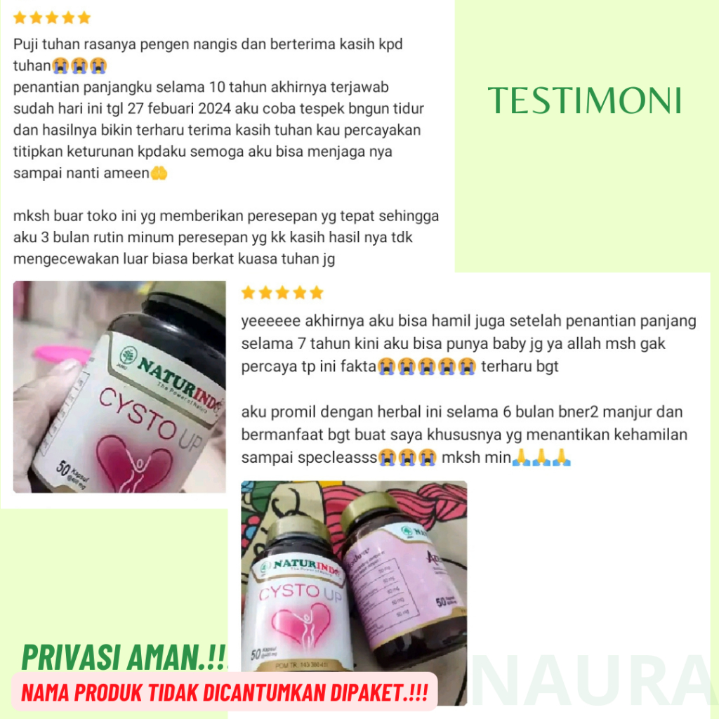 Jual Obat Herbal PCOS Polycystic Ovarian Syndrome Sel Telur Kecil Cysto ...