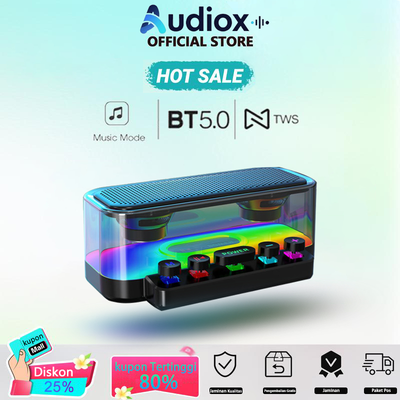 Jual Speaker Bluetooth Wireless Portable Mini Super Bass Stereo Speaker ...