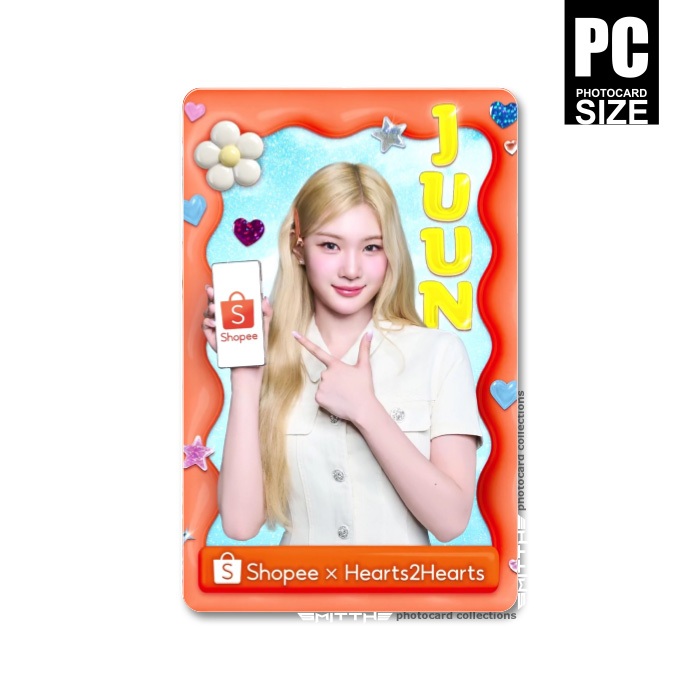 Jual Photocard Hearts2hearts x Shopee Special Edition H2H 2025