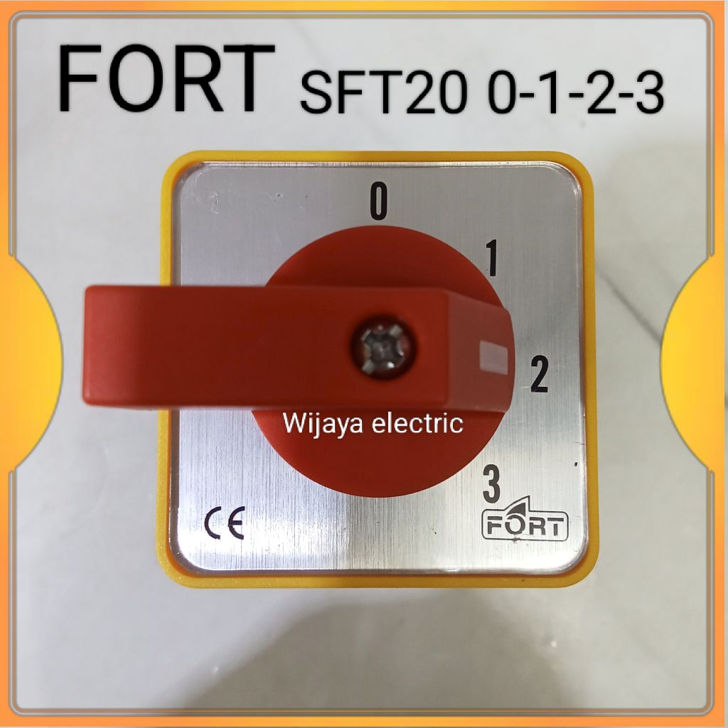 Jual selector switch FORT SFT20 0-1-2-3 20A original | Shopee Indonesia