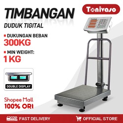 Tonivaso Electronic platform scale Timbangan Duduk Digital Charger Elektronik Pa