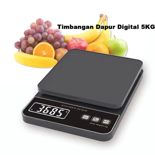 Kitchen Scal HOHODALINK Timbangan Dapur Digital 5KG /Electronic Portable Kitchen ...