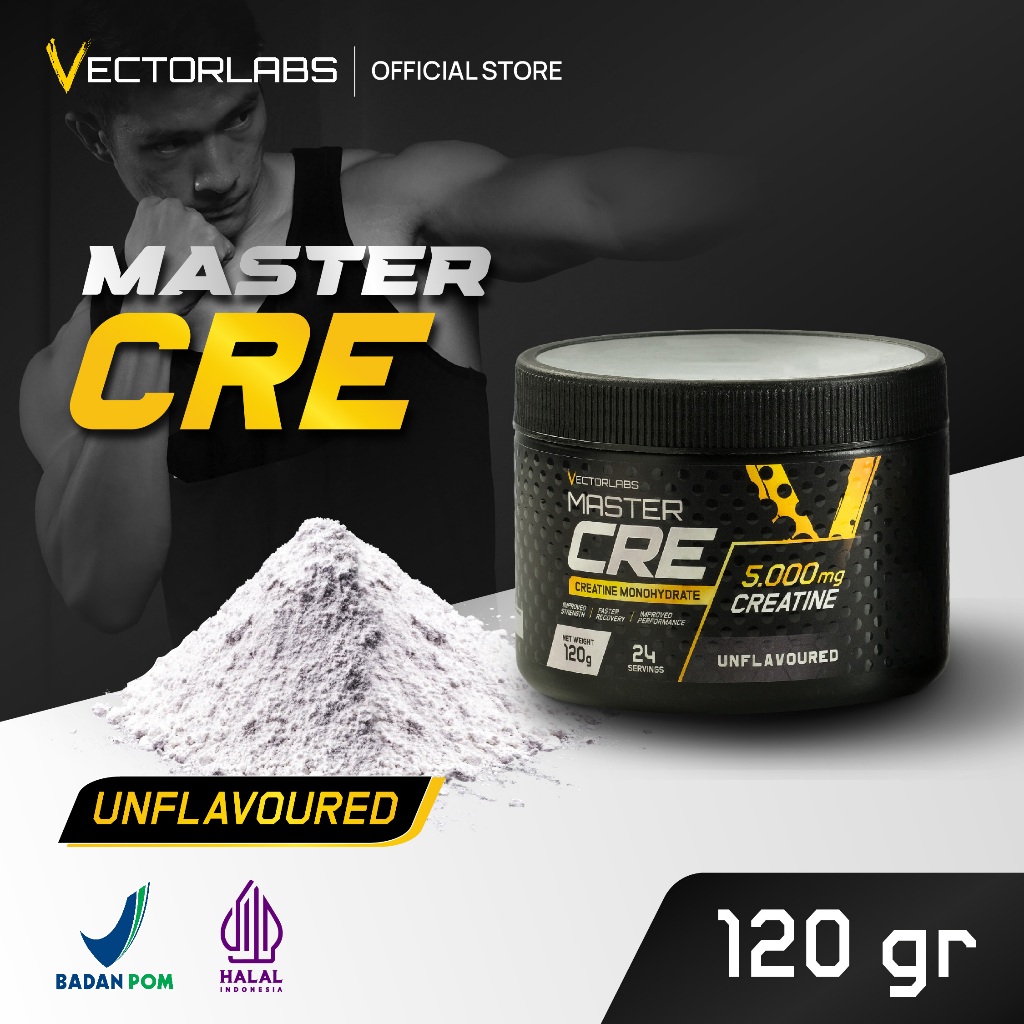 Jual [NEW FORMULA] VECTORLABS Master Cre / Creatine Monohydrate ...