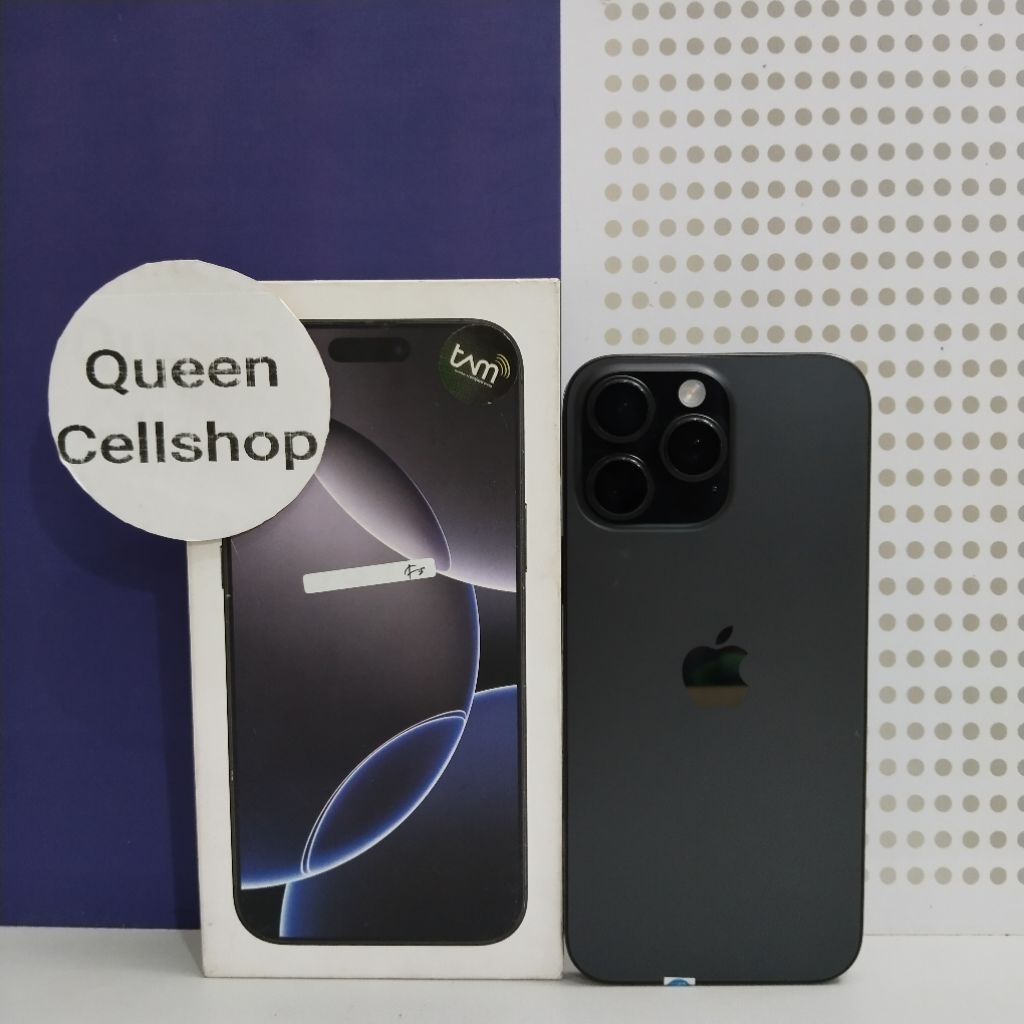 Jual APPLE IP 16 PROMAX 256 GB IB0X SECOND FULLSET | Shopee Indonesia