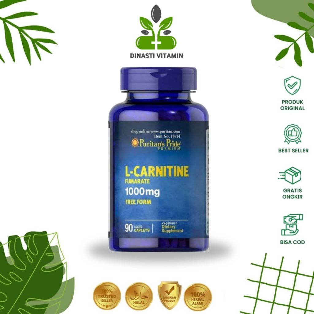 puritan's pride l carnitine 1000mg Best Naturals L-Carnitine Tablets, 2 Pack, Fitness Support, Boosts Cellular Energy, 60 Count L-Lysine 1000 mg, 60 Caplets