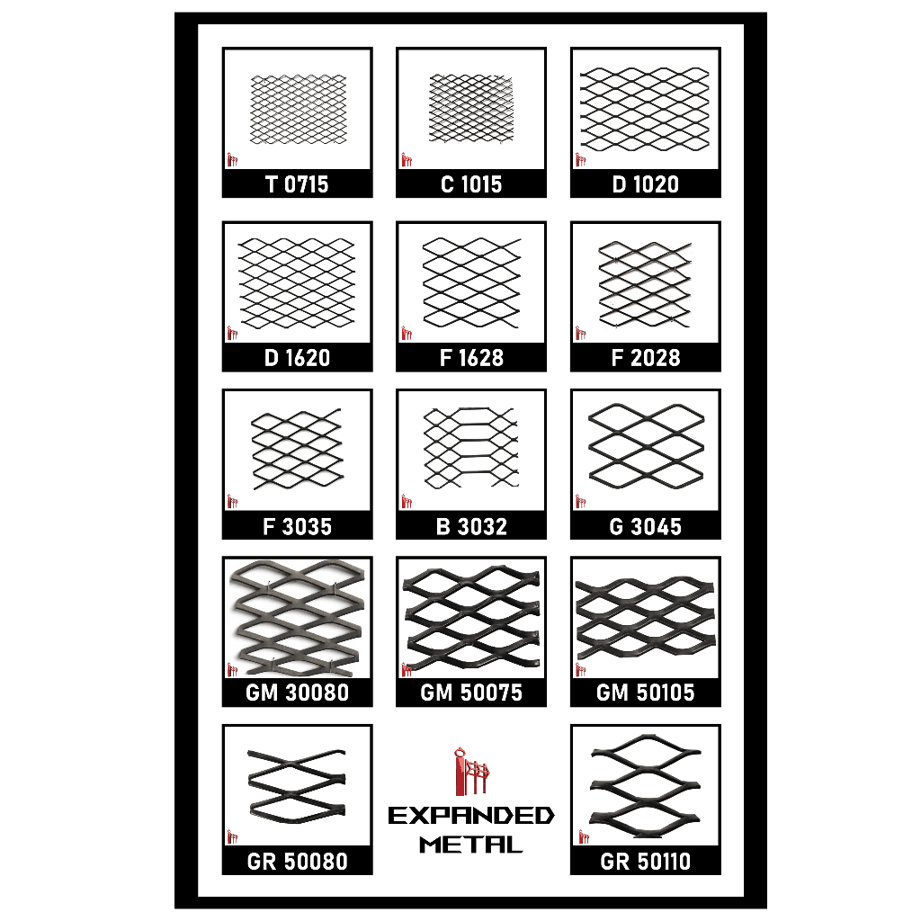 Jual Expanded Metal Mesh F2028 Ornamesh Plat Tarik Ukuran 1,2m x 2,4m ...