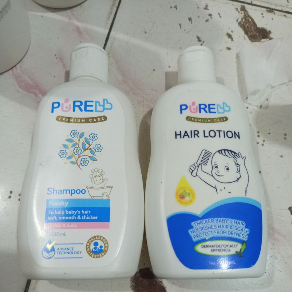 Jual Puree Premium care Hair lotion/Shampoo All varian 230ML | Shopee ...
