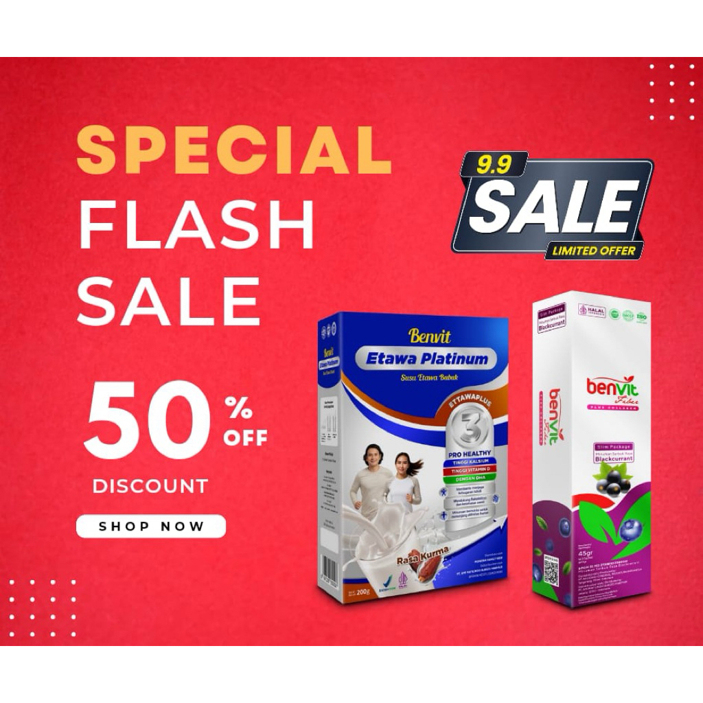 Produk Benvit Etawa Platinum Store | Shopee Indonesia