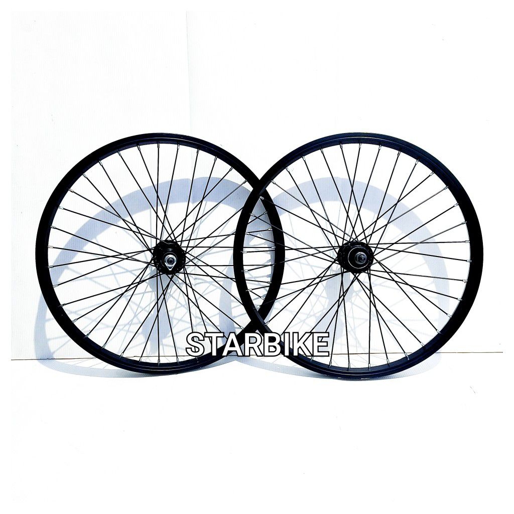 Jual Velg Wheelset 20 Inch Bmx Hitam Polygon Sepasang | Shopee Indonesia