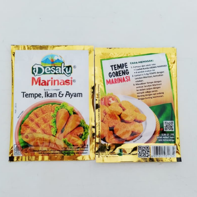 Jual Bumbu Marinasi Tempe, Ikan, & Ayam Desaku 12,5g Bumbu Goreng