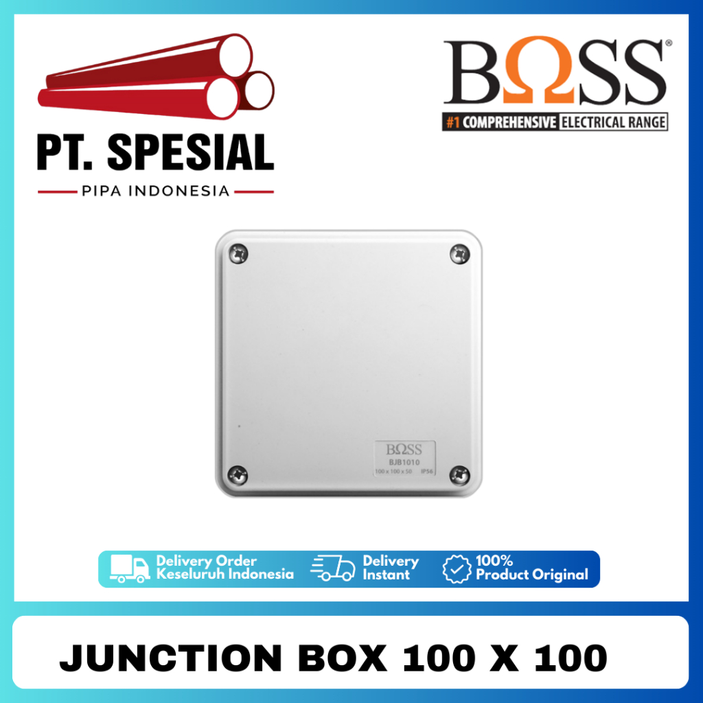 Jual Junction Box BOSS 100 x 100 mm / Kotak Panel Sambungan Kabel ...