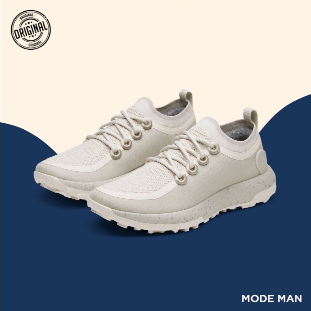 Jual Allbirds Men's Trail Runners SWT - Natural White – Sepatu Trail ...