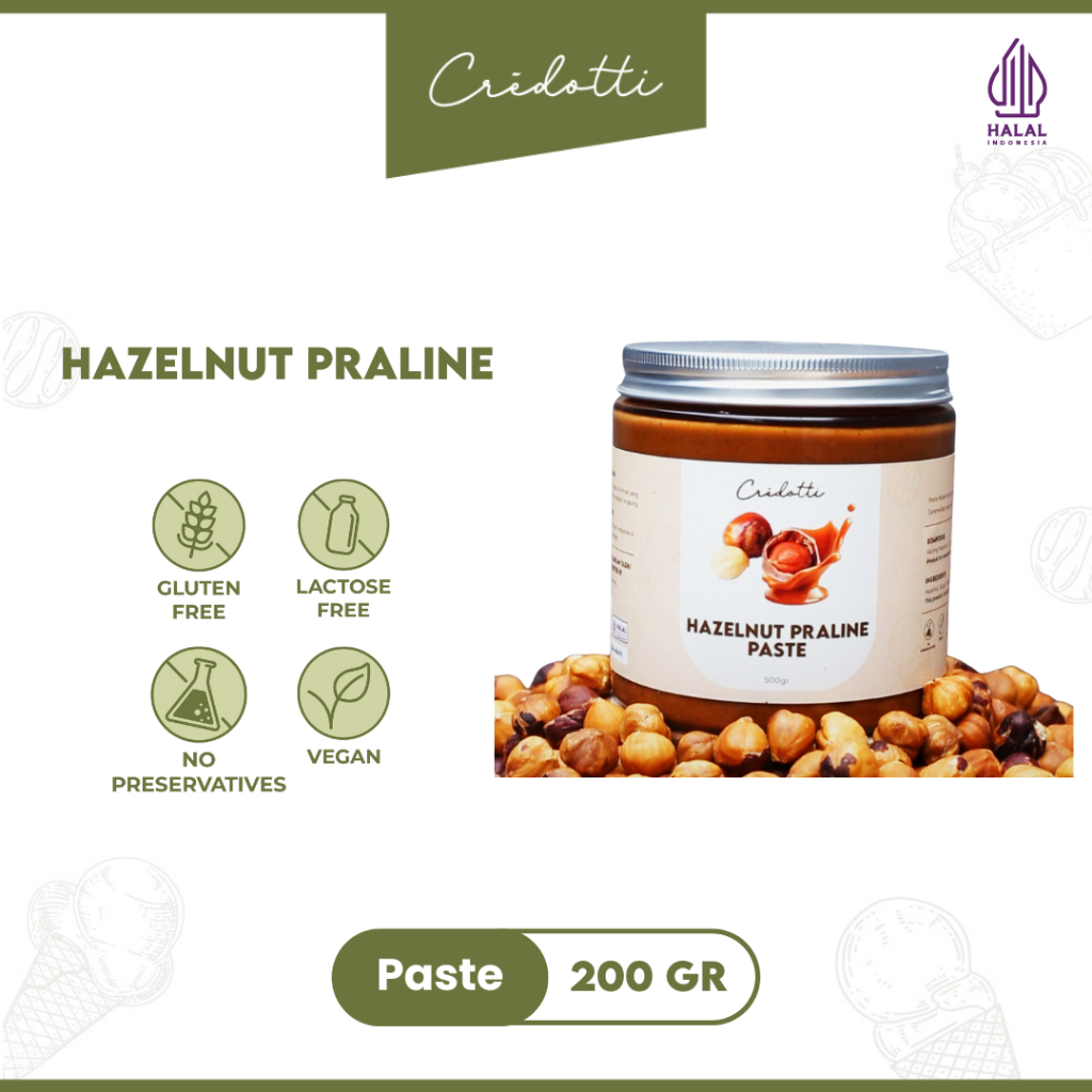 Jual Hazelnut Praline Paste Brown Color / Pasta Baking Flavor Bakery ...